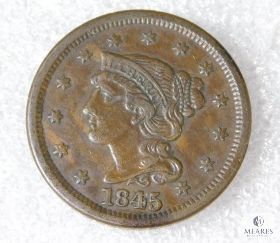 1845 Large Cent, VF