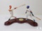 Mark McGwire & Sammy Sosa 1998 Home Run Kings Figurine by Danbury Mint
