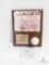 Don Larson World Series Perfect Game Plaque with Hand Signed Baseball