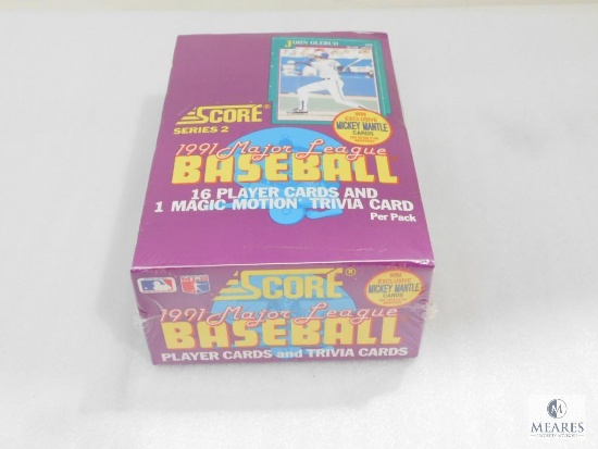 Score Series Two 1991 Major League Baseball Cards