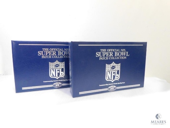 Two Books of Official NFL Super Bowl Patch Collection