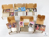 Lot of Six Boxes Football Sports Cards
