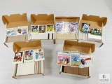 Lot of Six Boxes Basketball Sports Cards