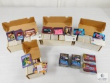 Lot of Four Boxes and Four Unopened Packs of Star Trek Collector Cards