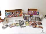 Lot of Five Boxes Assorted Comic Collector Cards