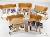 Lot of Five Boxes NBA Basketball Sports Cards