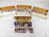 Lot of Four Large Boxes NBA Basketball Sports Cards
