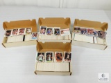 Lot of Four Large Boxes NBA Basketball Sports Cards
