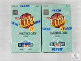 Two Unopened Fleer Ultra 1992-1993 NBA Basketball Cards