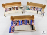 Lot of Three Large Boxes NBA Basketball Sports Cards
