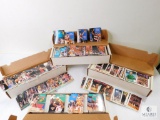 Four Large Boxes NBA Basketball Sports Cards