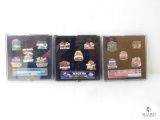 Three NFL Collectible Pin Sets