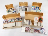 Five Boxes of Baseball Cards Various Makes