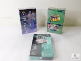 Three Boxes of Football Cards Two Upper Deck One Fleer