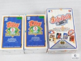 Three Boxes of Baseball Cards One Upper Deck Two Topps