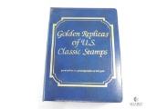 Golden Replicas of U.S. Classic Stamps Proof Replicas on Surface of 22 kt Gold