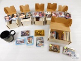Collection of Racing and NASCAR Cards One Brickyard 400 Mug