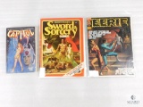 Two Comic Books and One Paperback Book