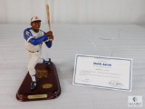 Hank Aaron Figurine Serial #A1895 by Danbury Mint