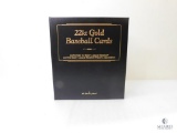 22 Karat Gold Collector Baseball Card Album by Danbury Mint