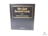 22 Karat Gold Collector Baseball Card Album by Danbury Mint