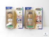 Play Makers Mark McGwire and Derek Jeter Bobble Heads with Collector Cards