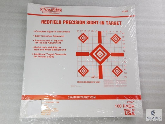 100 Pack Champion Redfield Precision Sight in Rifle Targets