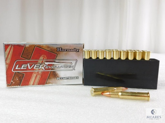20 Rounds Hornady Leverevolution 30-30 Ammo. 160 Grain FTX