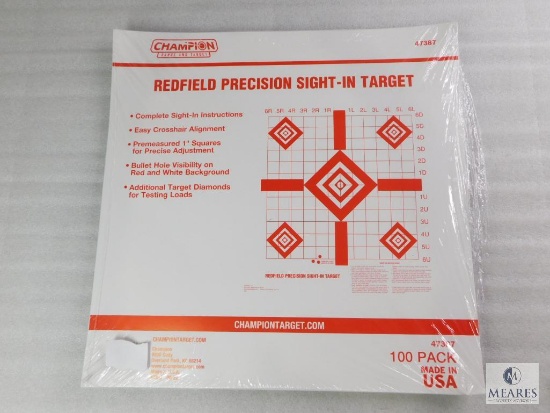 100 Pack Champion Redfield Precision Sight in Rifle Targets