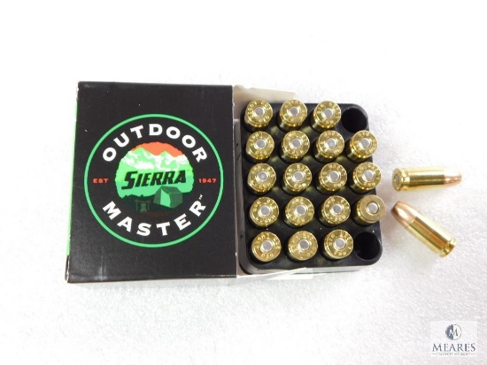 20 Rounds Sierra 9mm Ammo. 124 Grain Jacketed Hollow Point
