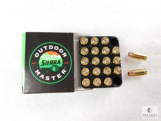 20 Rounds Sierra .380 ACP Ammo. 90 Grain Jacketed Hollow Point