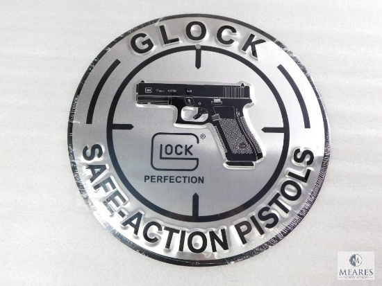 New Glock Factory Advertising Sign. Great for a Shop or Man Cave