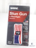 New Sabre Defense Maximum Strength Stun Gun with LED Flashlight Built In. Great for Self Defense