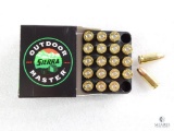 20 Rounds Sierra 9mm Ammo. 124 Grain Jacketed Hollow Point