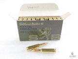 20 Rounds Sellier & Bellot 6.5 Creedmoor Ammo. 140 Grain FMJ Boat Tail