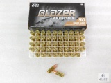 50 Rounds CCI Blazer 9mm Ammo. 124 Grain FMJ