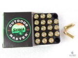 20 Rounds Sierra .380 ACP Ammo. 90 Grain Jacketed Hollow Point