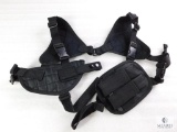New Ambidextrous Tactical Shoulder Holster with Double Magazine Pouch