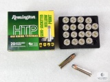20 Rounds Remington HTP .38 Special Ammo. +P 110 Grain Semi Jacketed Hollow Point