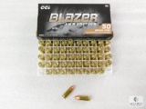 50 Rounds CCI Blazer 9mm Ammo. 124 Grain FMJ