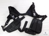 New Ambidextrous Tactical Shoulder Holster with Double Magazine Pouch