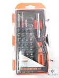 New 40 Piece Birchwood Casey Gunsmith Screwdriver and Bit Set in Hard Case