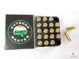 20 Rounds Sierra .380 ACP Ammo. 90 Grain Jacketed Hollow Point