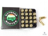 20 Rounds Sierra .380 ACP Ammo. 90 Grain Jacketed Hollow Point