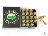 20 Rounds Sierra 9mm Ammo. 115 Grain Jacketed Hollow Point