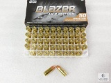 50 Rounds CCI Blazer 9mm Ammo. 124 Grain FMJ