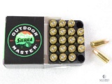 20 Rounds Sierra 9mm Ammo. 124 Grain Jacketed Hollow Point