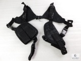 New Ambidextrous Tactical Shoulder Holster with Double Magazine Pouch