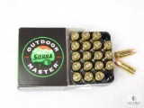 20 Rounds Sierra 9mm Ammo. 115 Grain Jacketed Hollow Point