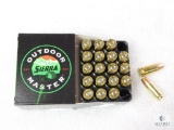 20 Rounds Sierra 9mm Ammo. 115 Grain Jacketed Hollow Point